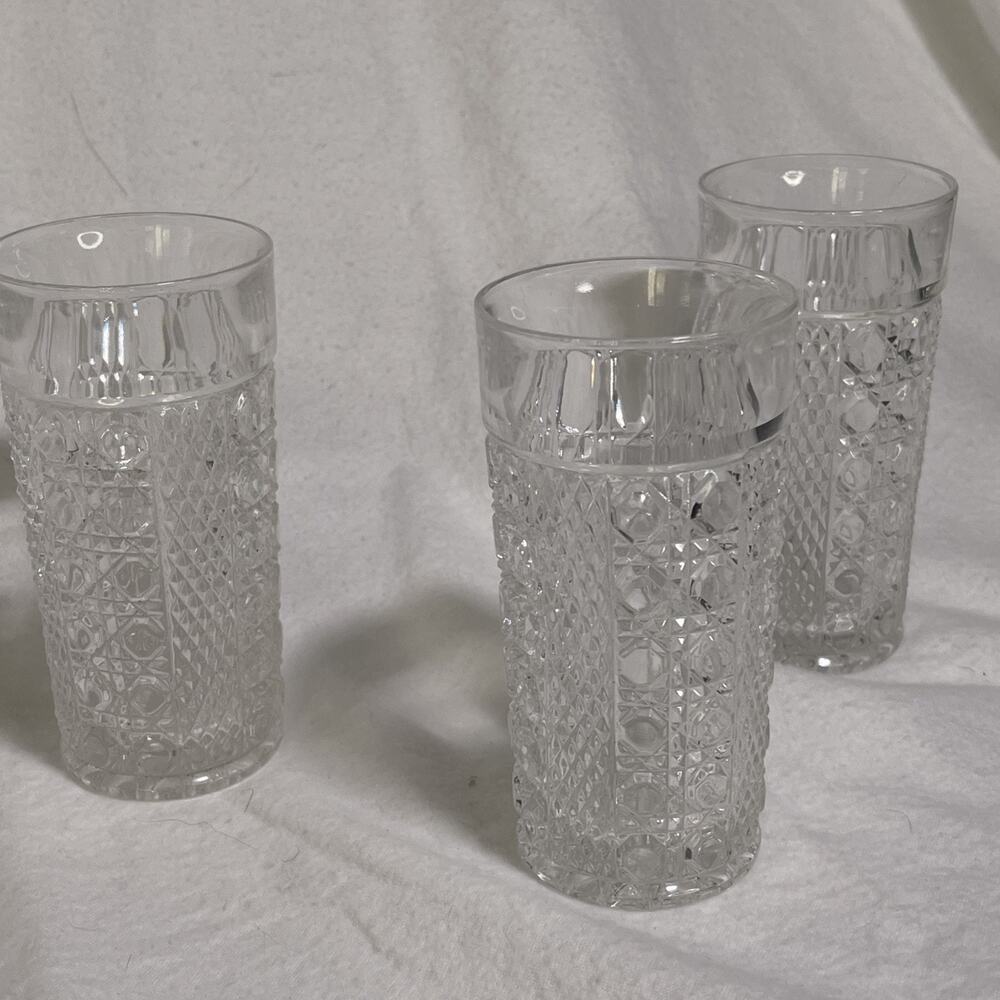 Anchor Hocking Wexford Water Tumbler X3